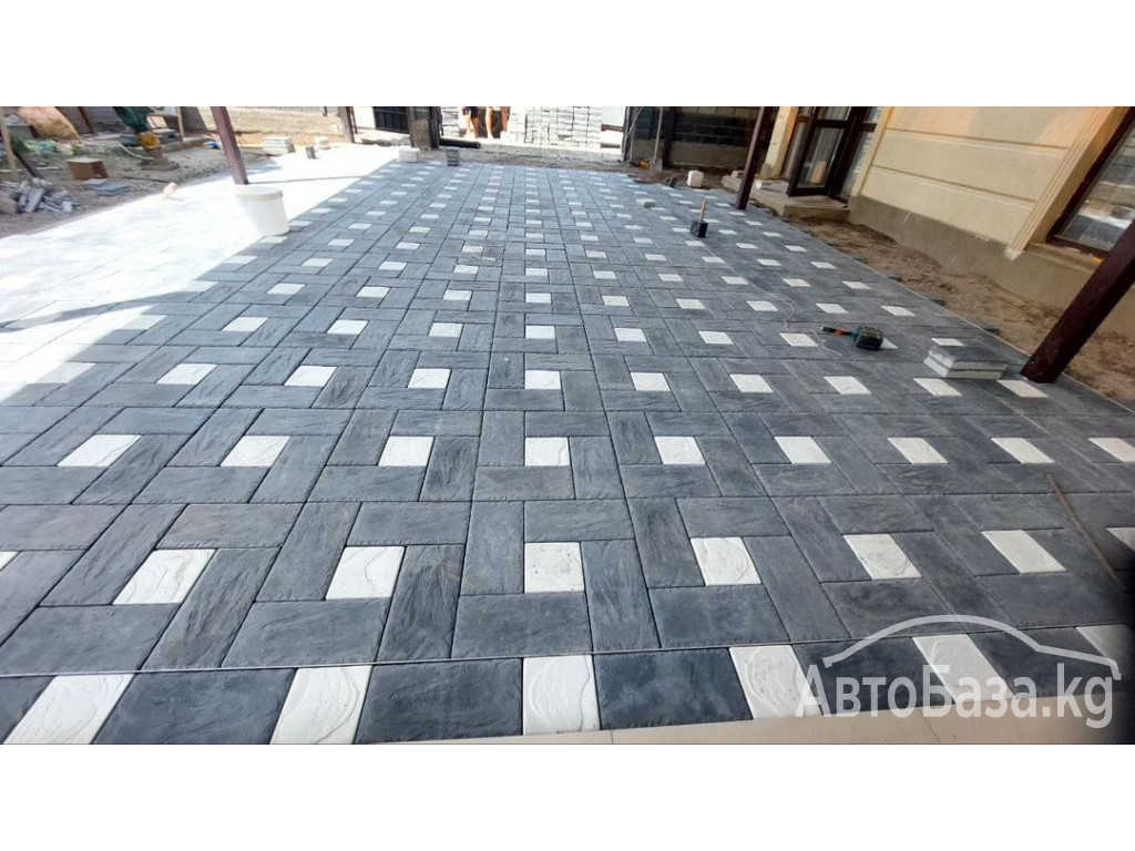 Брусчатка, тротуарная плитка. Гарантия до 3х лет