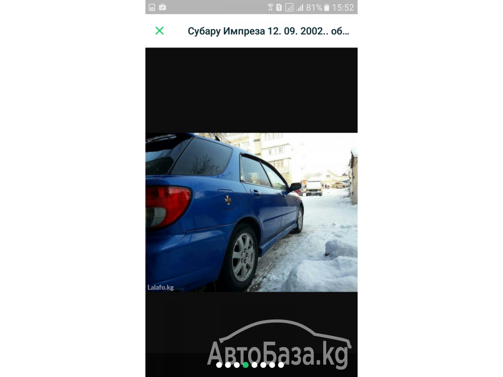 Subaru Impreza 2003 года за ~284 500 сом