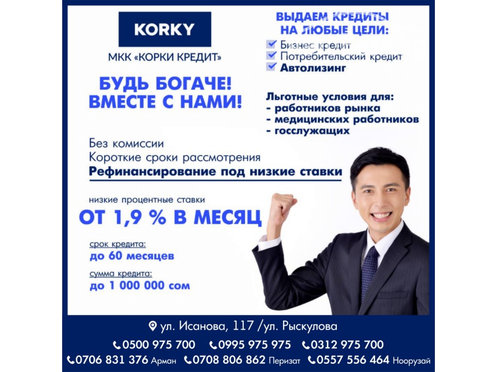 МИКРОКРЕДИТНАЯ КОМПАНИЯ "КОРКИ КРЕДИТ"