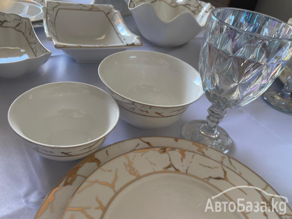 Посуда на прокат Бишкек! Аренда посуды  