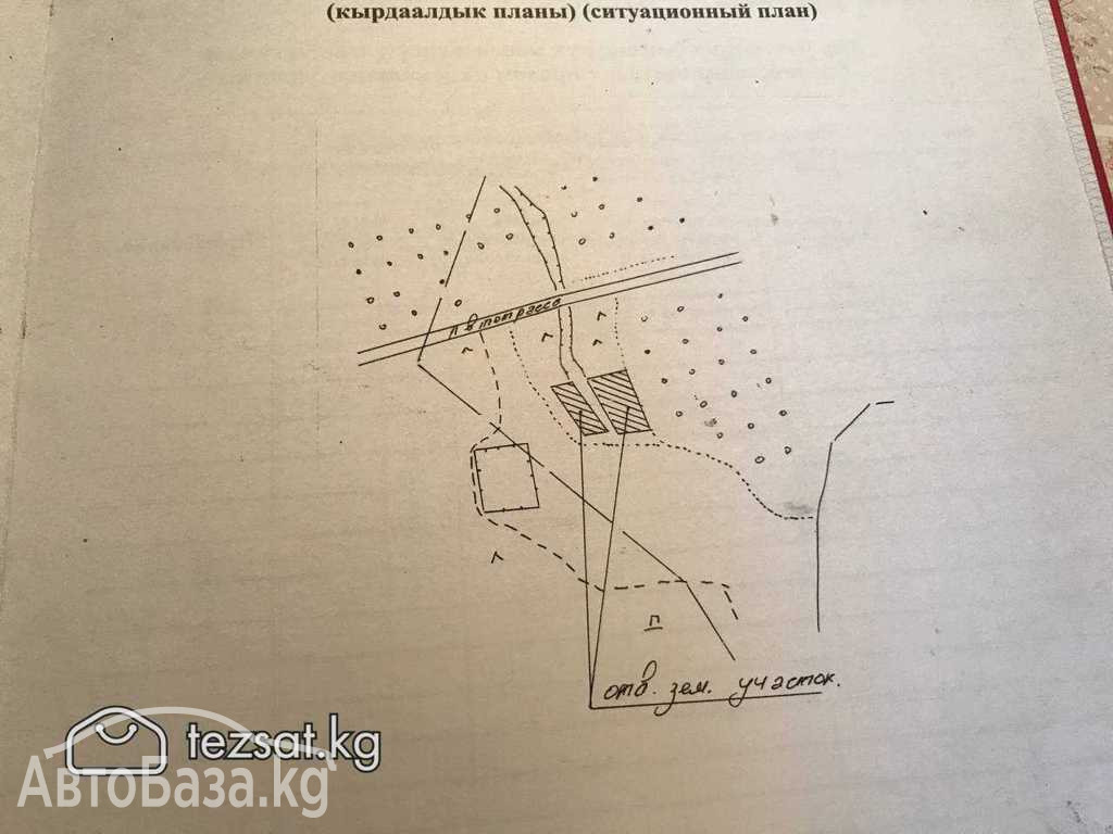Участок 1.5 Га (150 соток) на северном берегу Иссык-Куля
