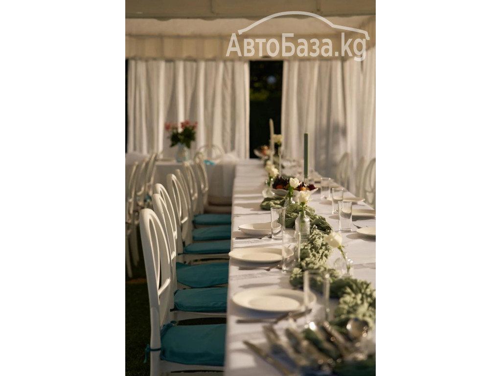 Аренда столов и стульев! Столы-стулья, шатры на прокат