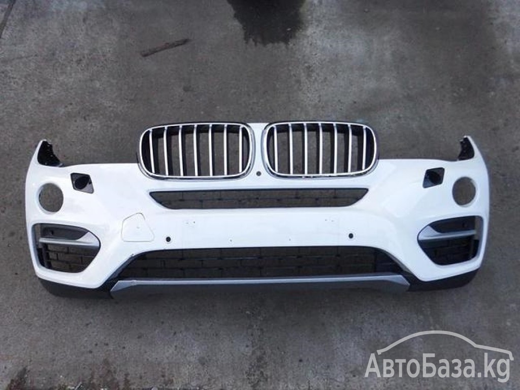 Бампер передний для BMW X6 F16 2014-2016 г.в., 5.0L, в сборе с решетками и