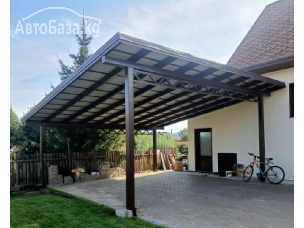 Сварочные работы: ворота для дома, навес на заказ! Бишкек.