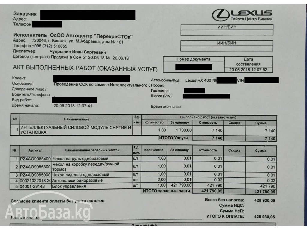 Lexus RX 2006 года за ~1 416 000 сом
