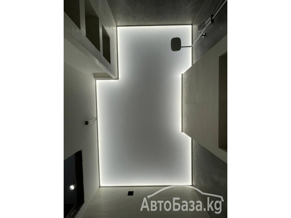 Установить натяжной потолок.