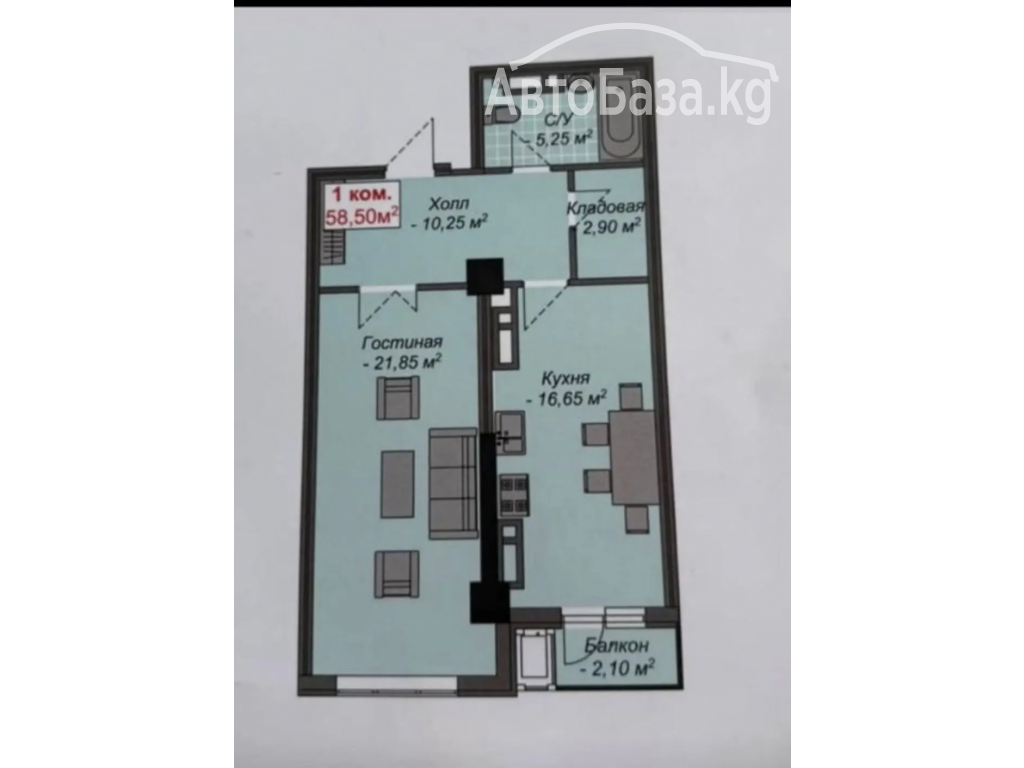 Продается 1 комнатная квартира ПСО. ЖК Венециан