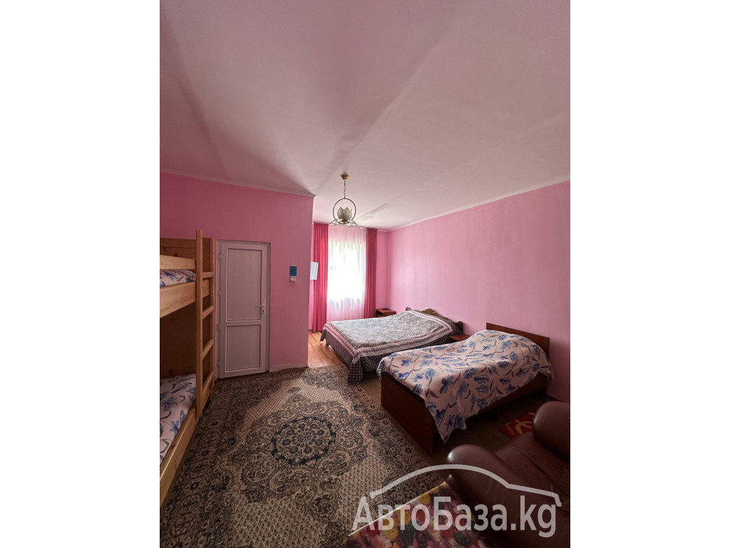 Гостевой дом в Чолпон-Ата, номер на Иссык-Куле на 2,3,4,5 человек!