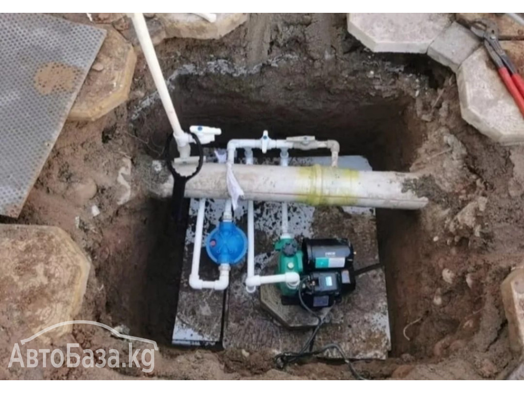 УСТАНОВКА НАСОСОВ  МОНТАЖ И ЗАМЕНА  СКВАЖИН