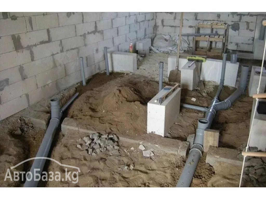 Услуги сантехника. -Стяжка -Траншея -Установка септика -Алмазное бурение