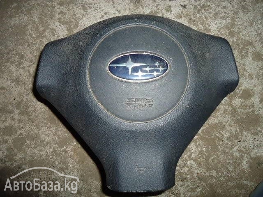Подушка безопасности в руль для Subaru Legacy B13 2003-2005 г.в., черная
А