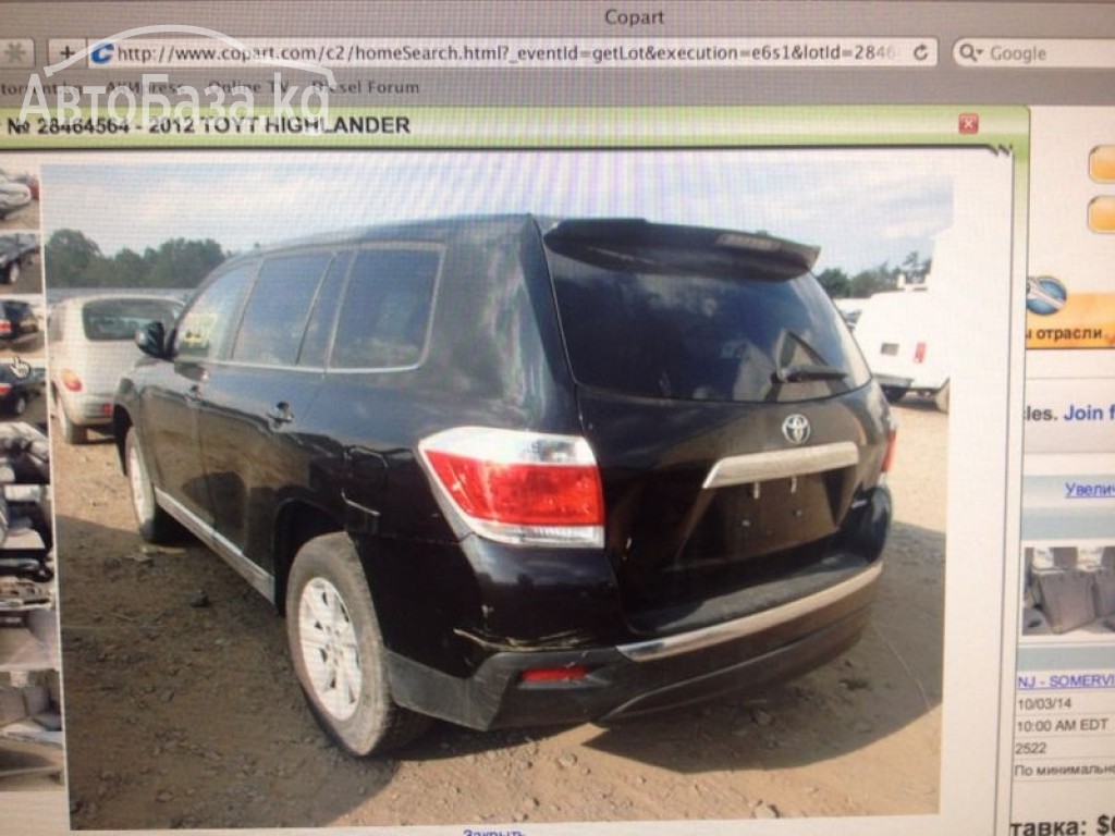 Toyota Highlander 2012 года за ~2 136 800 сом