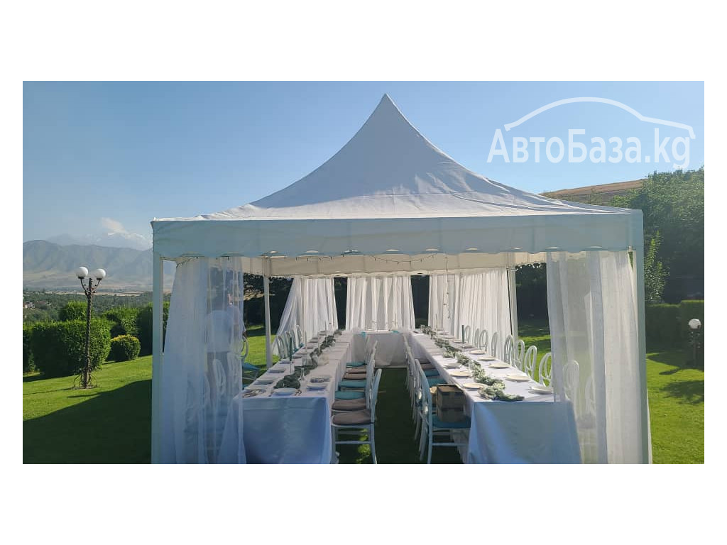 Аренда столов и стульев! Столы-стулья, шатры на прокат