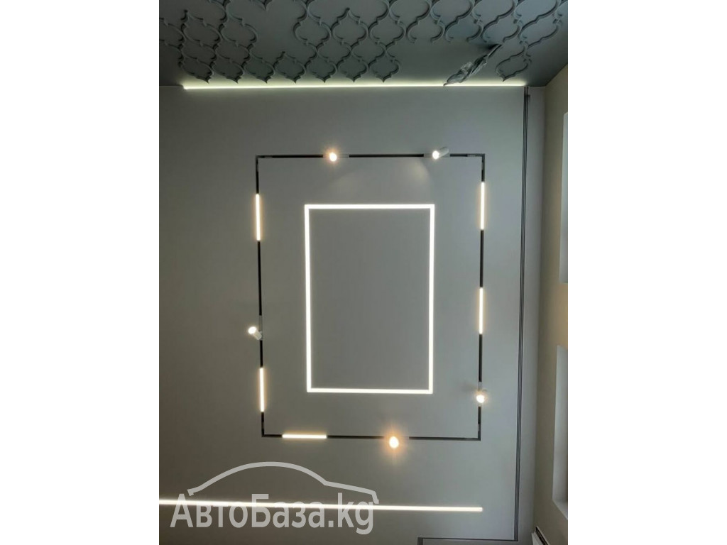 Установить натяжной потолок.