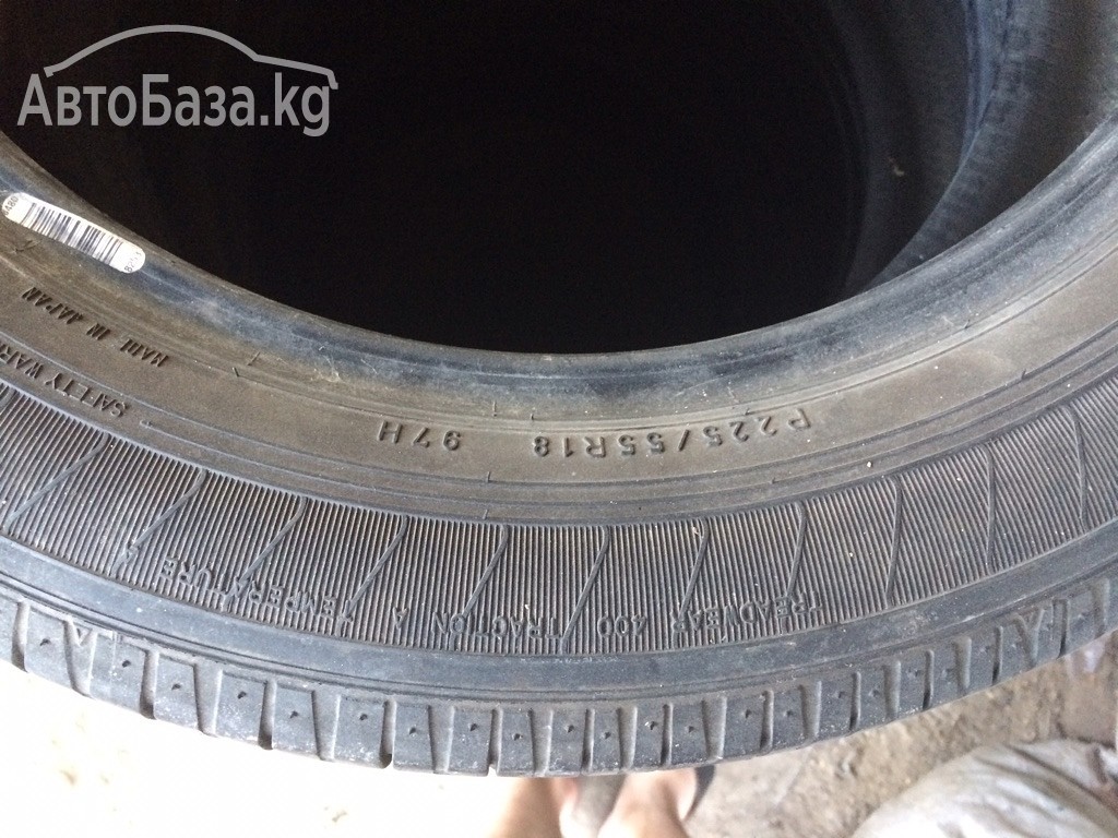 Шины Yokohama 225/55 R18 летняя в идеальном состоянии БУ 4шт, или обменяю 2