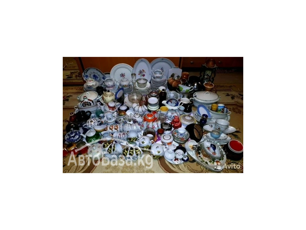 Куплю бу посуда. Хрусталь, сервиз, мельхиор, статуэтки. 