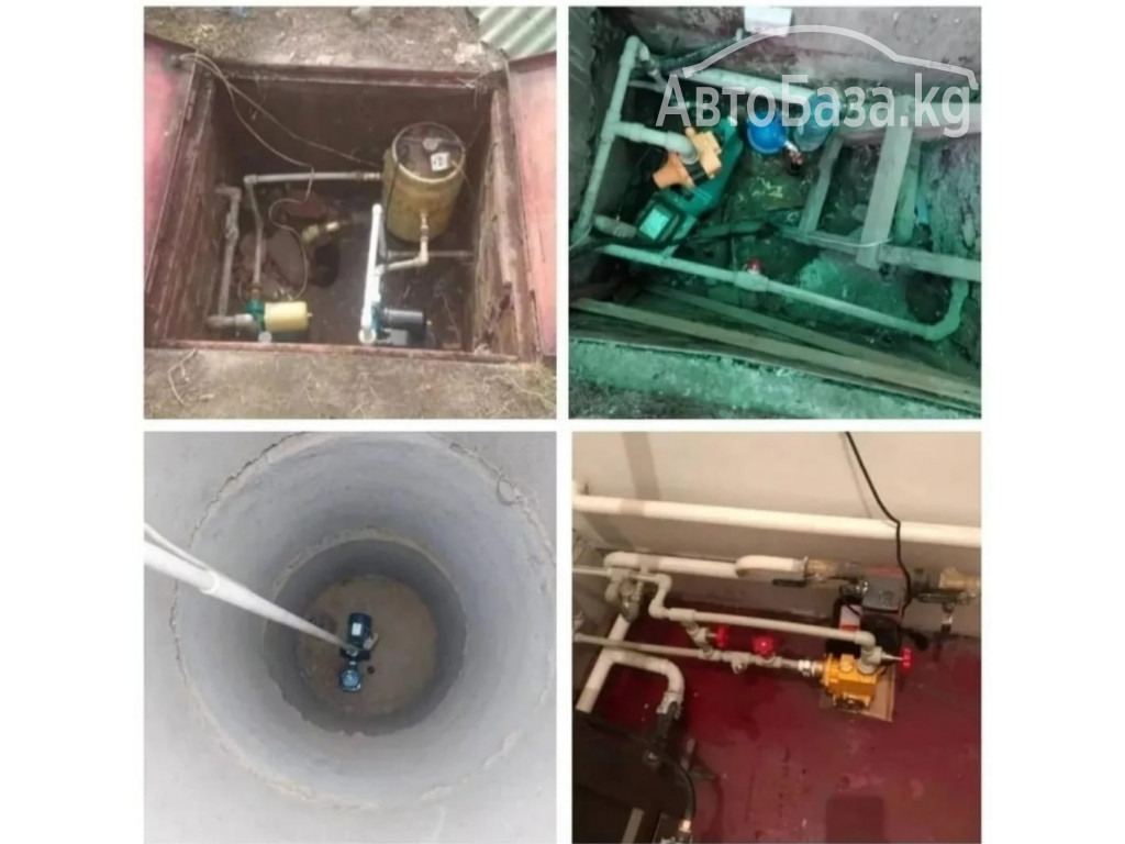 УСТАНОВКА НАСОСОВ  МОНТАЖ И ЗАМЕНА  СКВАЖИН