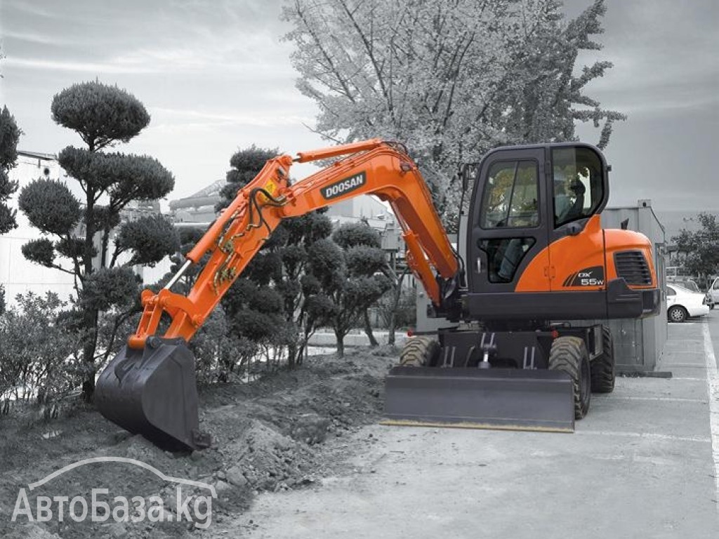 Экскаватор Doosan Колесный экскаватор DX 55 W 