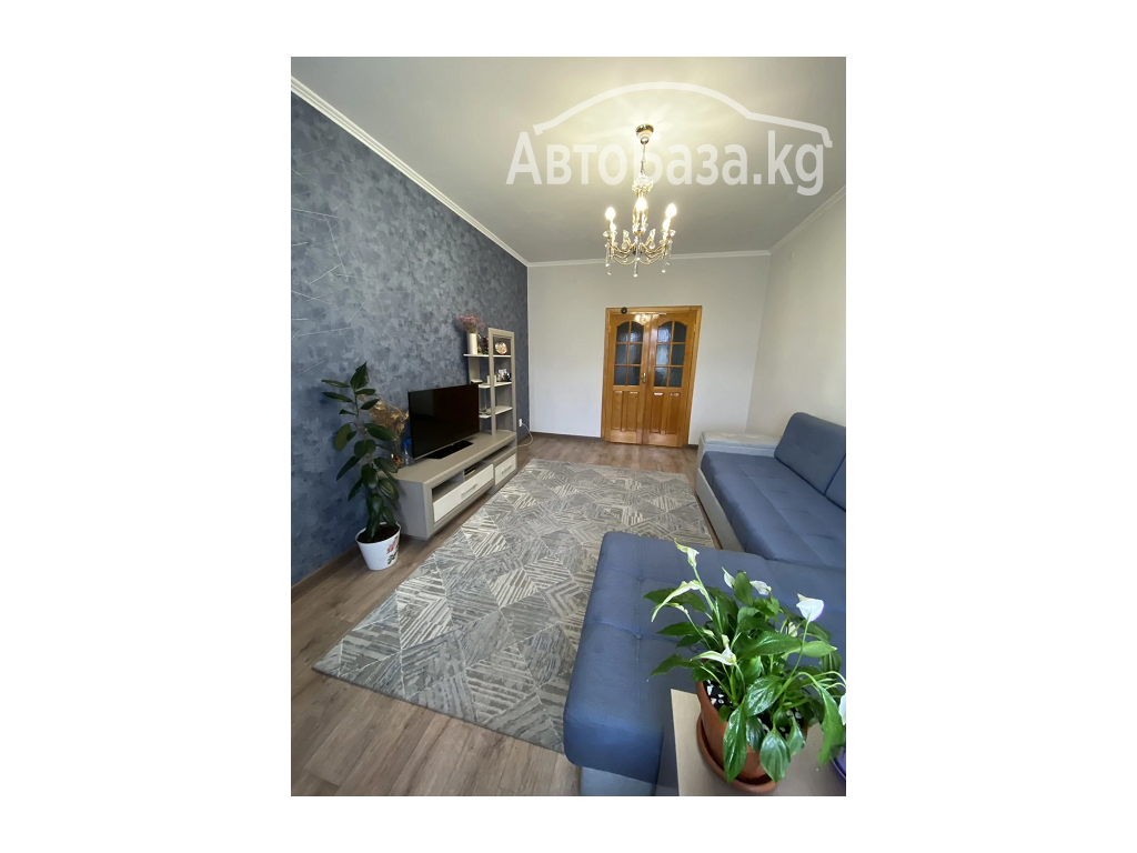 Продается 3-комнатная квартира.Мкр. Асанбай! Индив планировка