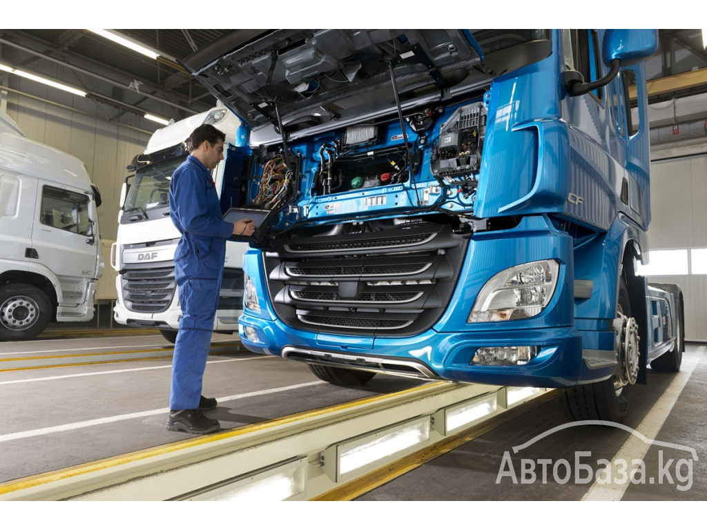 Работа на СТО  DAF Trucks Service