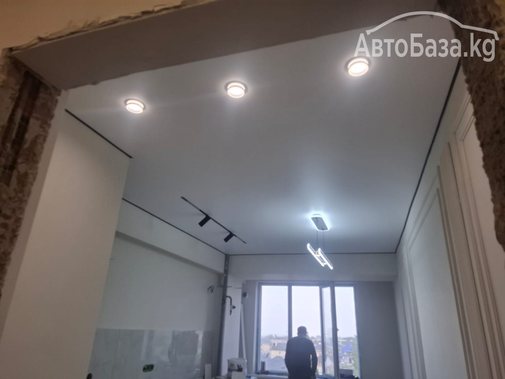 Натяжные потолки. Современный потолок за 1 день!