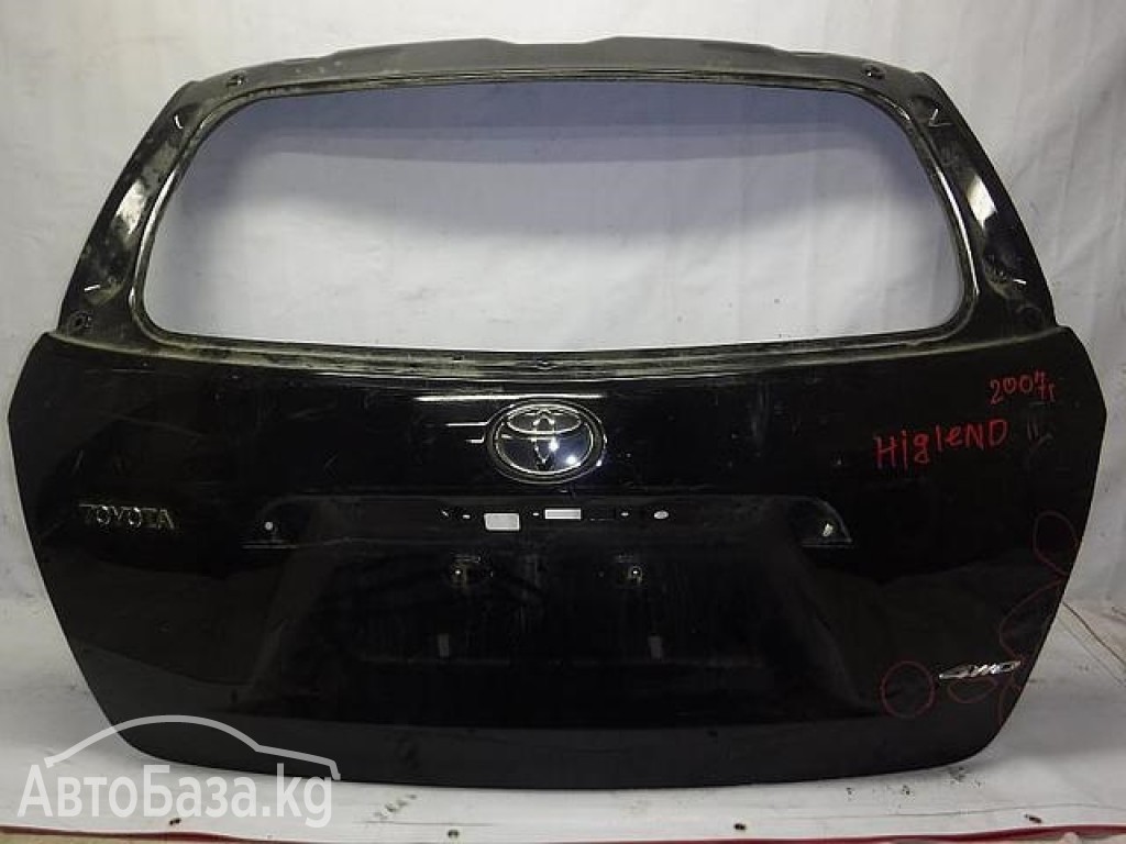 Дверь багажника для Toyota Highlander II 2007-2013 г.в., без стекла
Артику