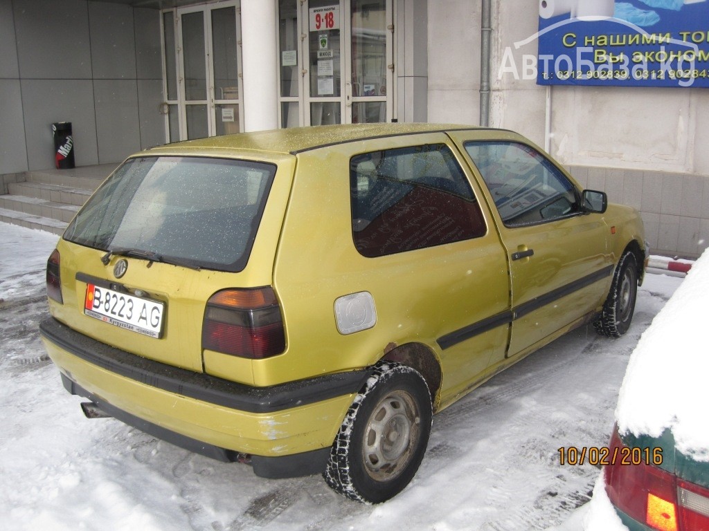 Volkswagen Golf 1992 года за ~129 400 сом