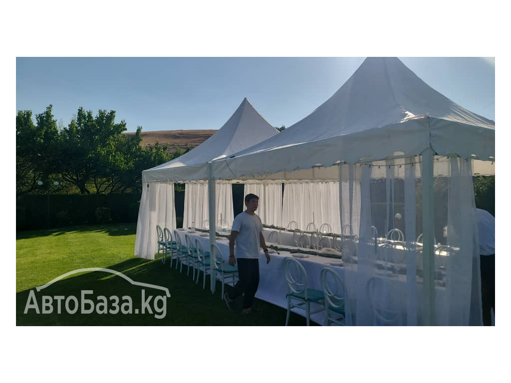 Аренда столов и стульев! Столы-стулья, шатры на прокат