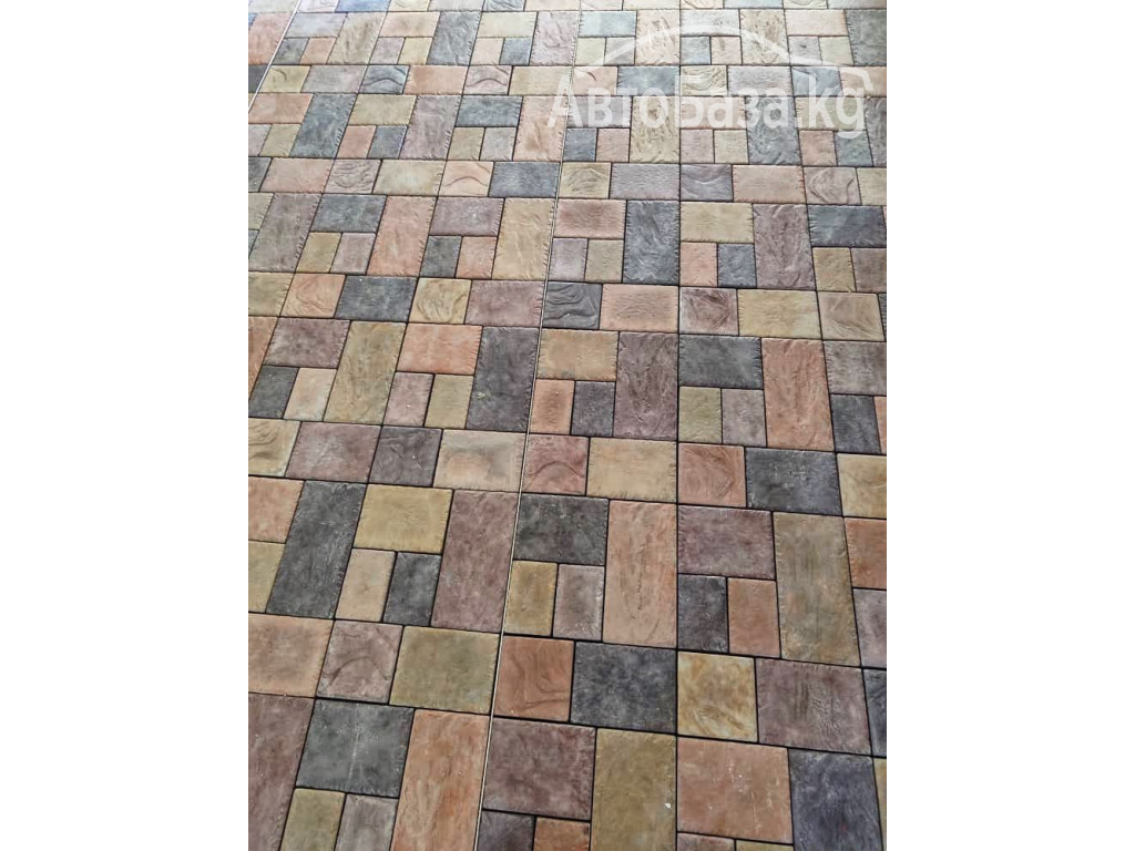 Евро - брусчатка. Тротуарная плитка. Бордюры 