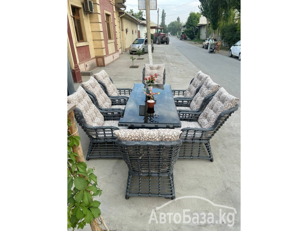 Садовая мебель из ротанга Бишкек