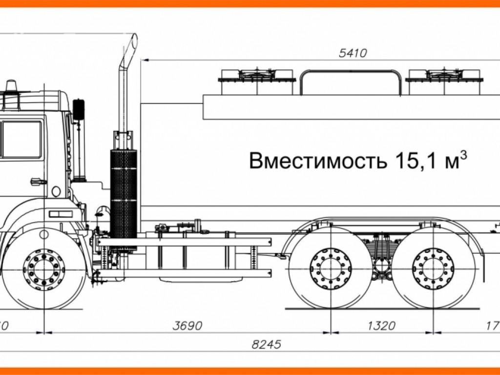 Автоцистерна КамАЗ 65115