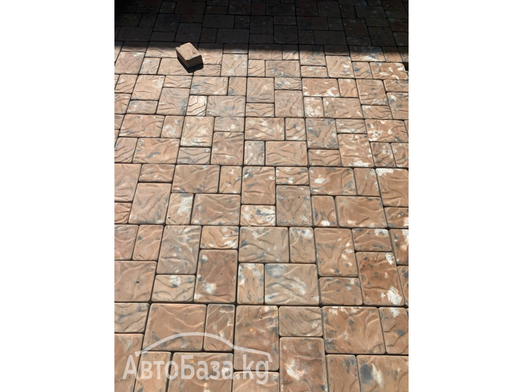 Евро - брусчатка. Тротуарная плитка. Бордюры 